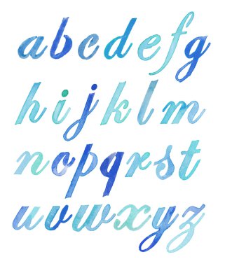 Sulu Boya yazı tipi
