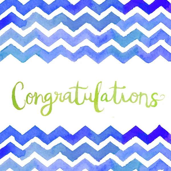 suluboya chevron ile kutlama metni