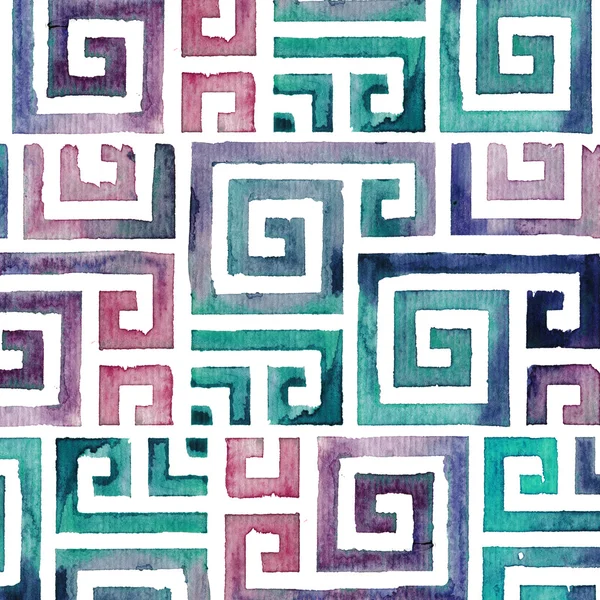 Hint kabile arka plan deseni. suluboya aşiret arka plan