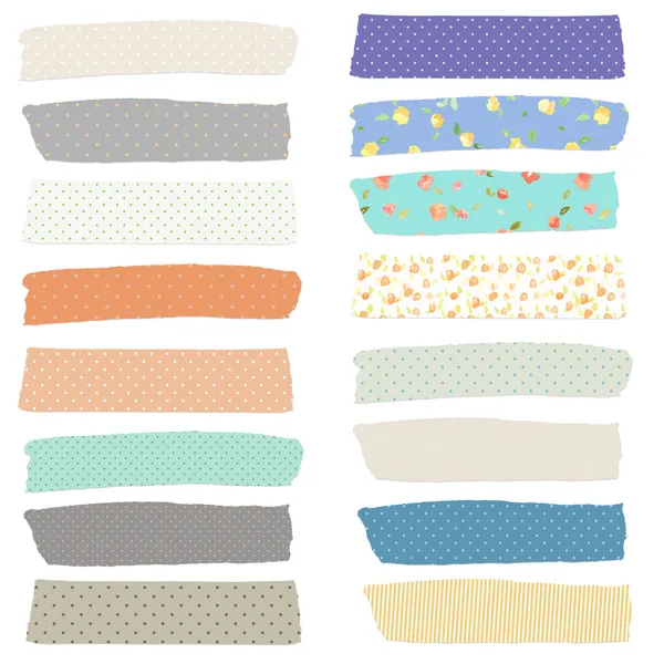 Cute Washi Tape — Stock Photo, Image