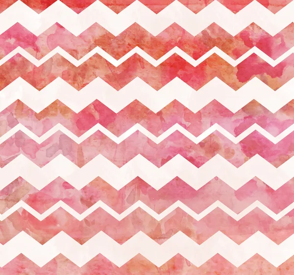 Aquarel Chevron achtergrond — Stockfoto