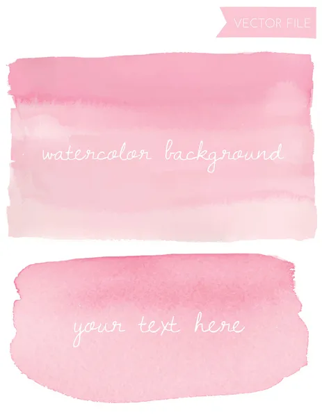 Watercolor pink  Ombre Background — Stock Vector