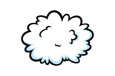 Komik düşünce konuşma baloncukları. Çizgi romanlardaki gibi şekiller düşün. Vektör illüstrasyonu