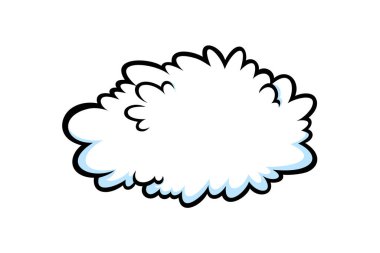 Komik düşünce konuşma baloncukları. Çizgi romanlardaki gibi şekiller düşün. Vektör illüstrasyonu