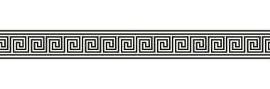 Kusursuz kıvrımlı motif. Yunanca 'da 