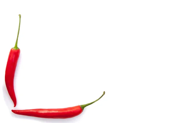 两个红辣椒 — 图库照片