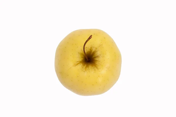 Žlutá zralé jablko — Stock fotografie