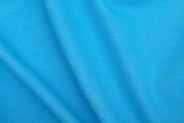 Tejido de algodón azul ondulado Imágenes de stock libres de derechos