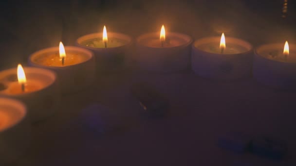 Kader Kehaneti Için Geleceği Gören Cadılar Bayramı Töreni — Stok video