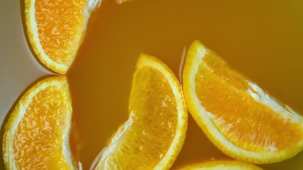 Freshly Squeezed Juice Citrus Fruits View — Stockvideo