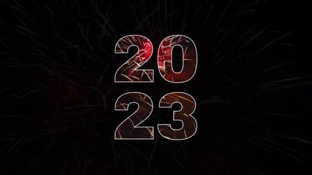 Mutlu Yıllar 2022 Yüksek Kalite Görüntü — Stok video