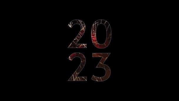 Mutlu Yıllar 2022 Yüksek Kalite Görüntü — Stok video