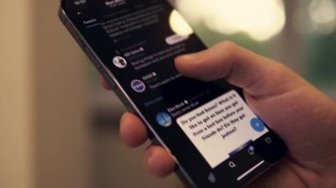 Elon Musk Twitter account. Mykolaiv, Ukraine, August 09 2022. 