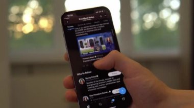 Joe Biden spoke out on social media. Joe Biden Twitter account. Mykolaiv, Ukraine, August 09 2022.