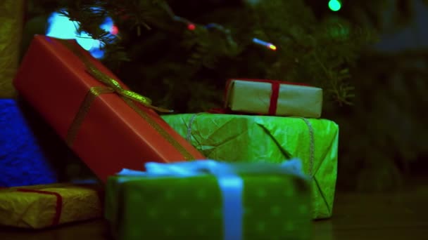 Подарунки Новий Рік — стокове відео