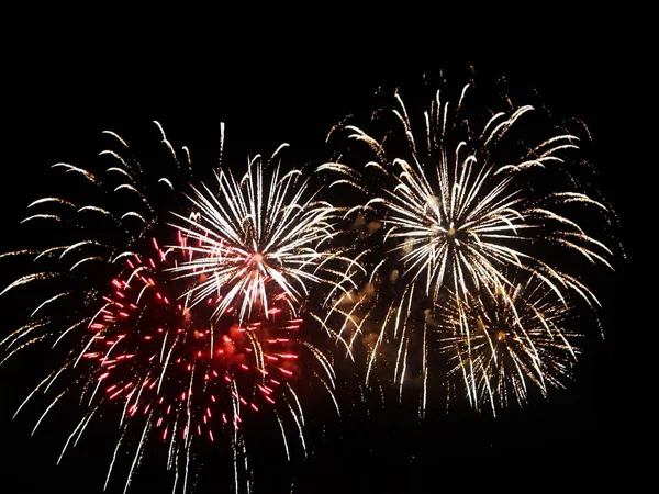 Yeni yıl için Fireworks — Stok fotoğraf