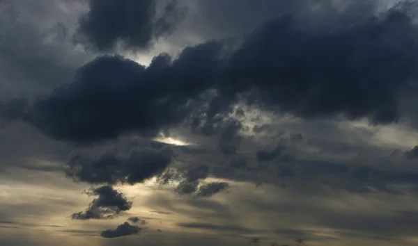 Cloudy sunset at baltic sea — Stock Photo, Image