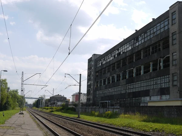 Opuszczone fabryki budynku — Zdjęcie stockowe