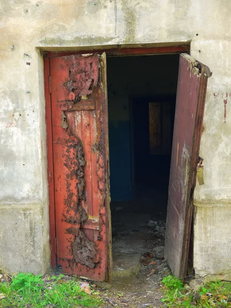 Old wooden door — Stock Photo, Image