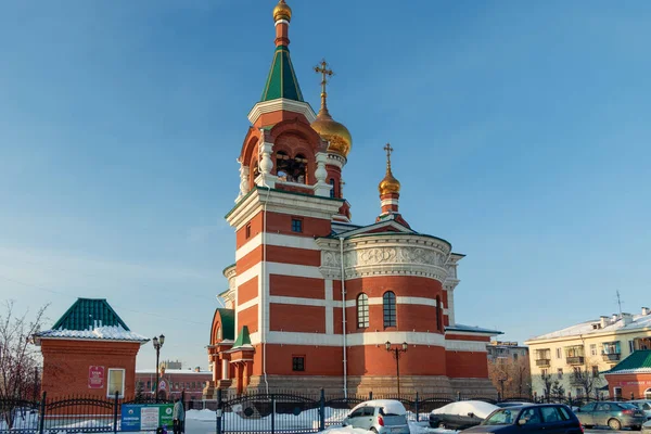 Chelyabinsk Russia January 2022 Temple Honor Holy Great Martyr George — Stock Photo, Image