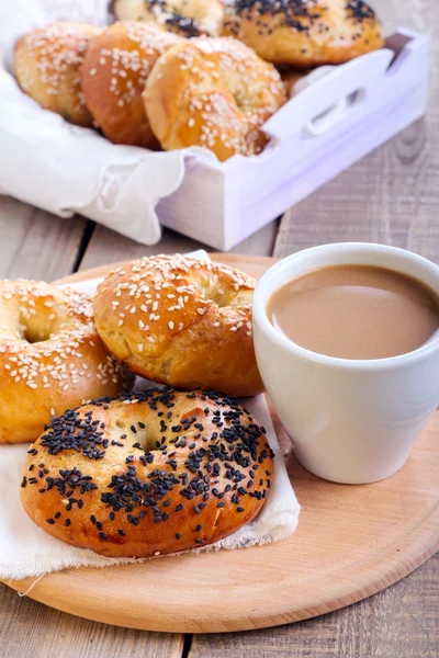 Homemade bagels — Stock Photo, Image