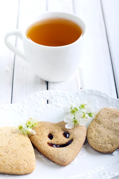 Biscuits with smile — Stock Photo, Image