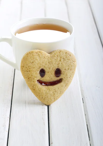 Biscuits with smile — Stock Photo, Image