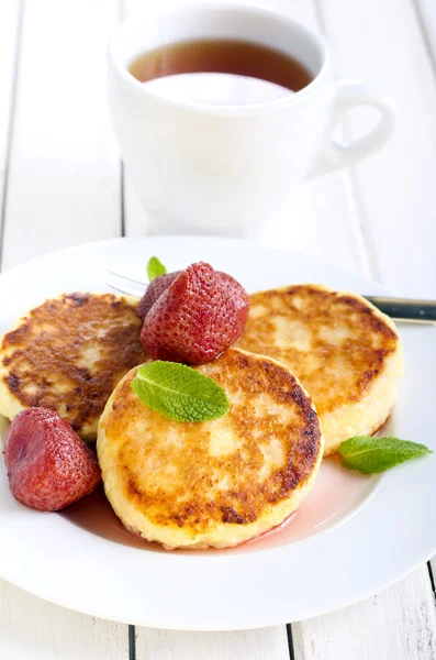 Tortas de ricotta — Foto de Stock