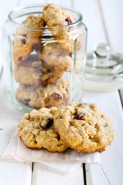 Kızılcık yulaf kepekli kurabiye 