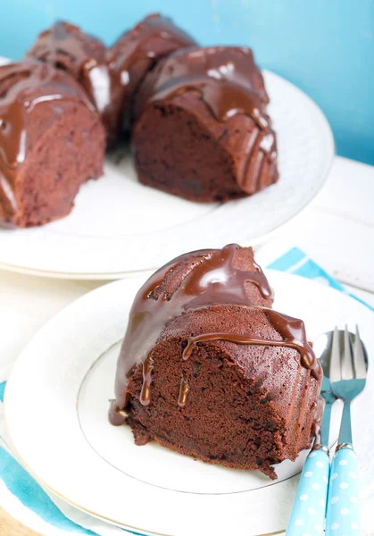 Choklad bund tårta — Stockfoto