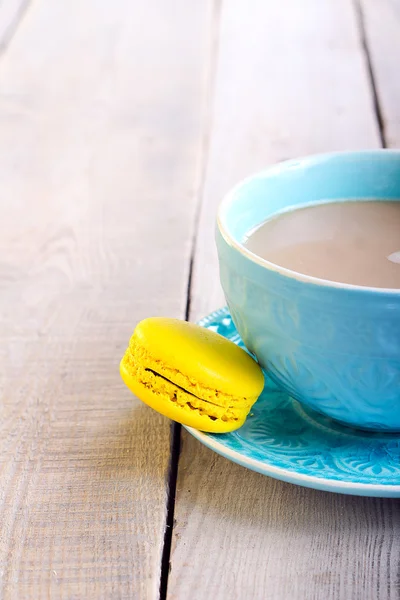 Macaron amarelo — Fotografia de Stock