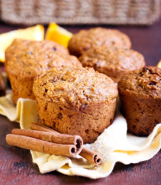 Wortel en marmelade muffins — Stockfoto