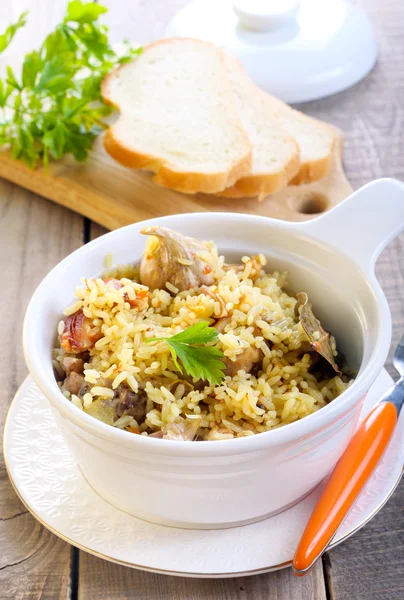 pilav ve tavuk güveç 