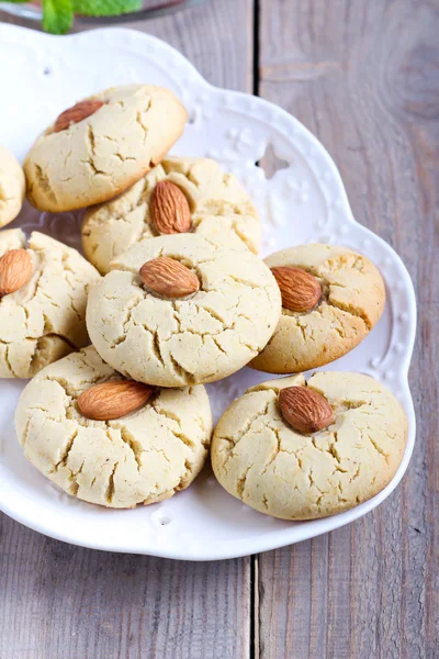 Mandlové sušenky — Stock fotografie