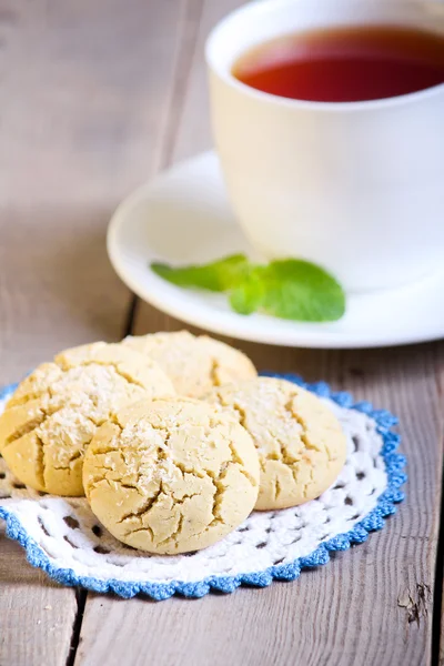 Soubory cookie rýžové mouky — Stock fotografie