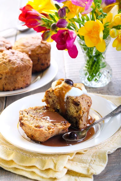 Date muffins — Stock Photo, Image