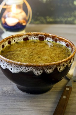 bira ve soğan çorbası