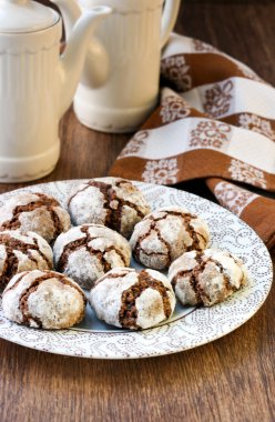 crackle çikolatalı kurabiye