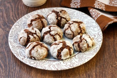 crackle çikolatalı kurabiye