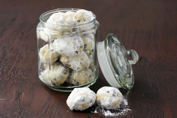 Chocolate snowballs — Stock Photo, Image