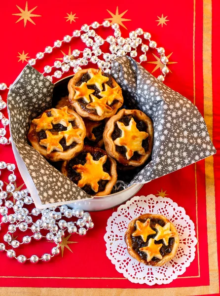 Homemade sweet mincemeat pies — Stock Photo, Image
