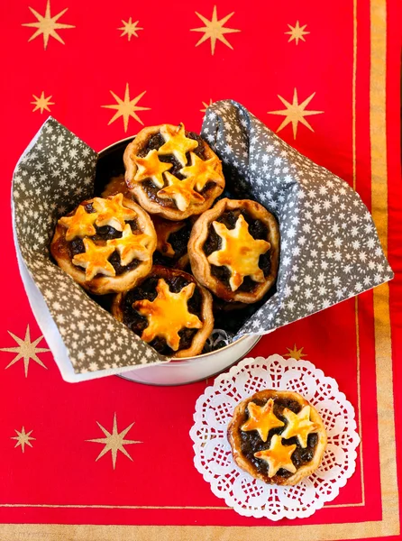 Homemade sweet mincemeat pies — Stock Photo, Image