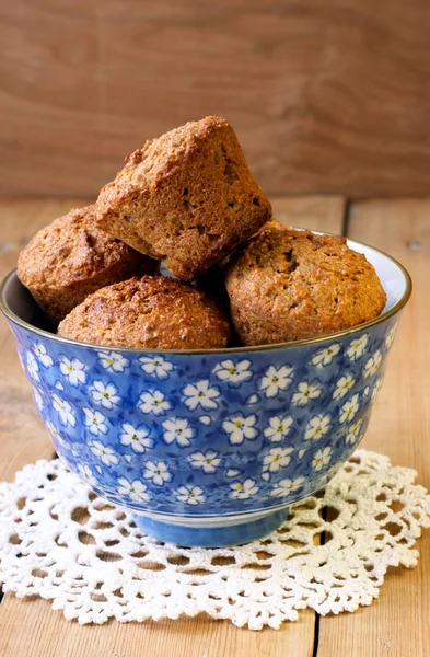 Buttermilk bran muffins — Stock Photo, Image