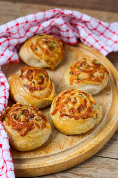 Rolos de queijo — Fotografia de Stock