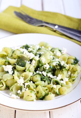 homemade pesto makarna kabuk 