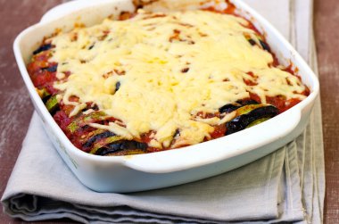 patlıcan, kabak domates fırında 