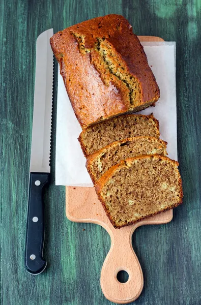 Grüner Tee Laib Kuchen — Stockfoto