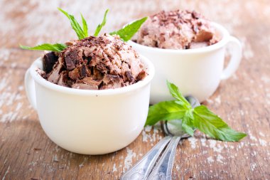 çikolatalı dondurma.