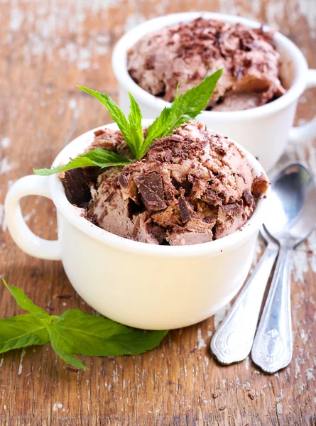 チョコレートアイスクリーム — ストック写真