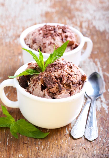 Helado de chocolate — Foto de Stock